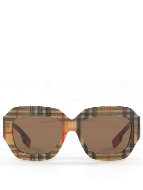 burberry sunglasses square|Burberry vintage check sunglasses.